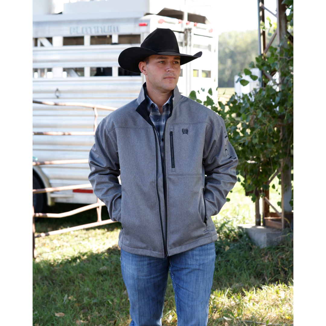 Cinch Men's Grey Concealed Carry Bonded Jacket MWJ1537008