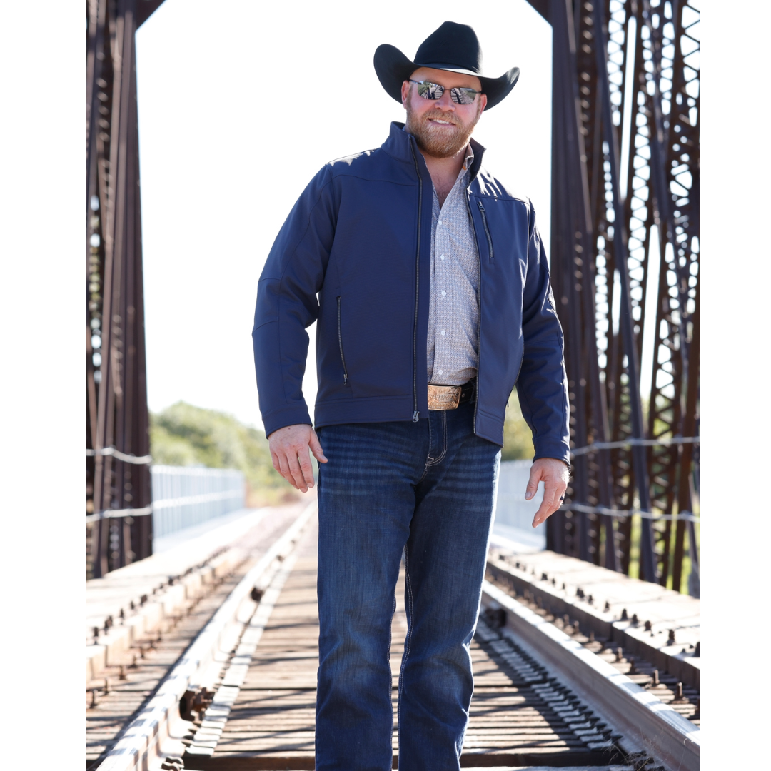 Cinch Men's Navy Concealed Carry Bonded Jacket MWJ1539008