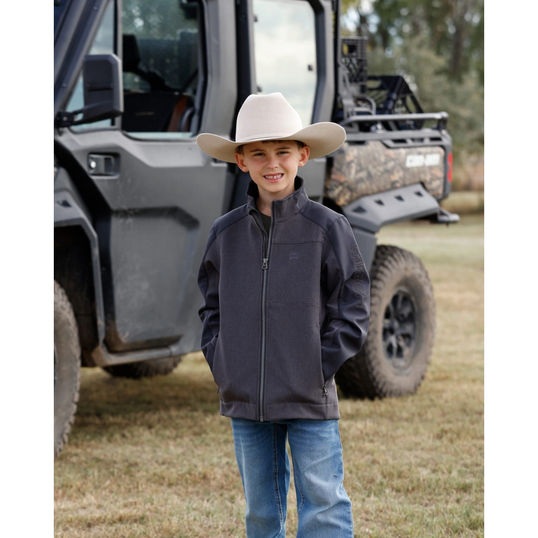 Cinch Youth Boy's Brown Bonded Jacket MWJ5201001