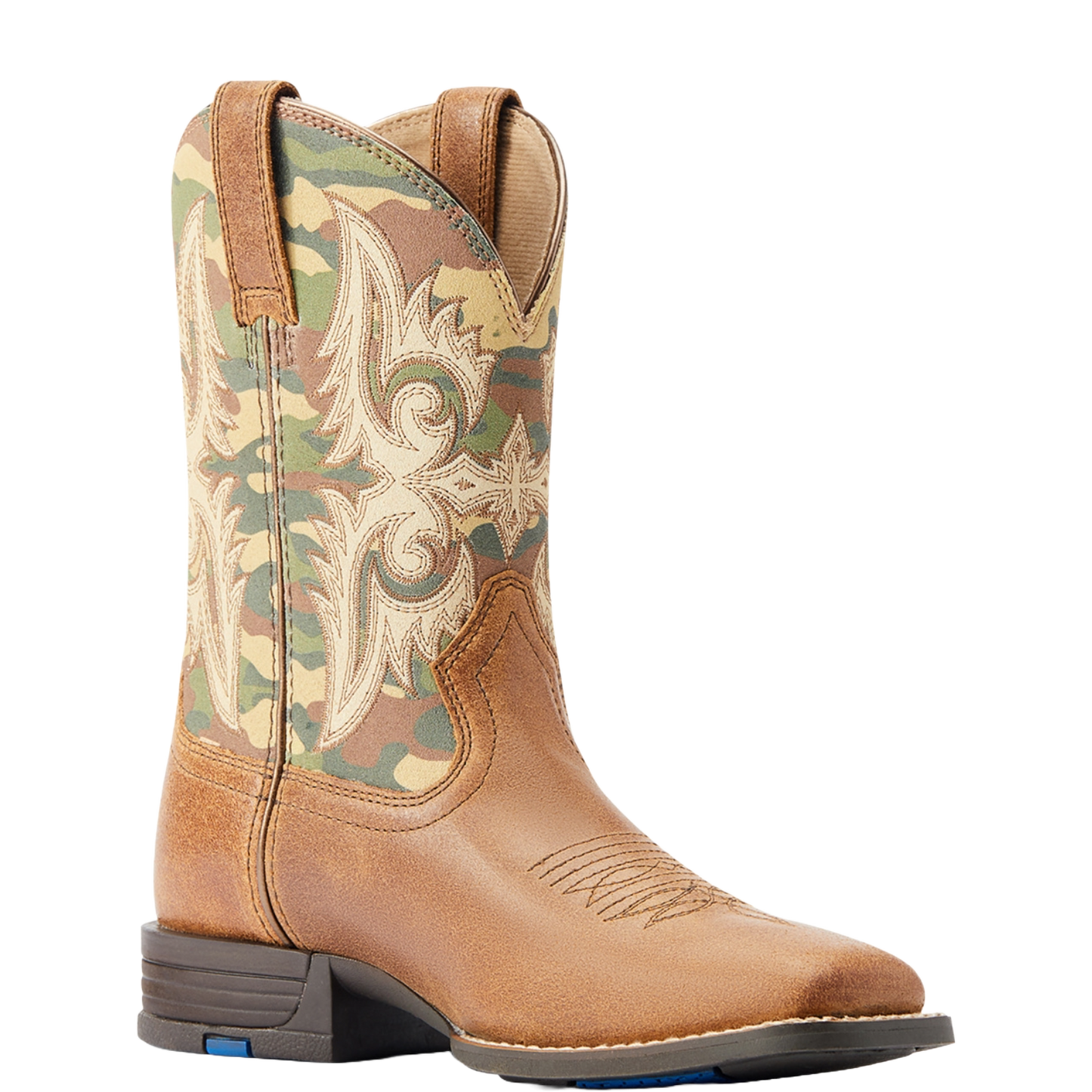 Ariat Children's Lonestar Wicker Brown Western Boots 10044404