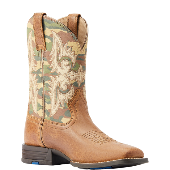Ariat Children's Lonestar Wicker Brown Western Boots 10044404