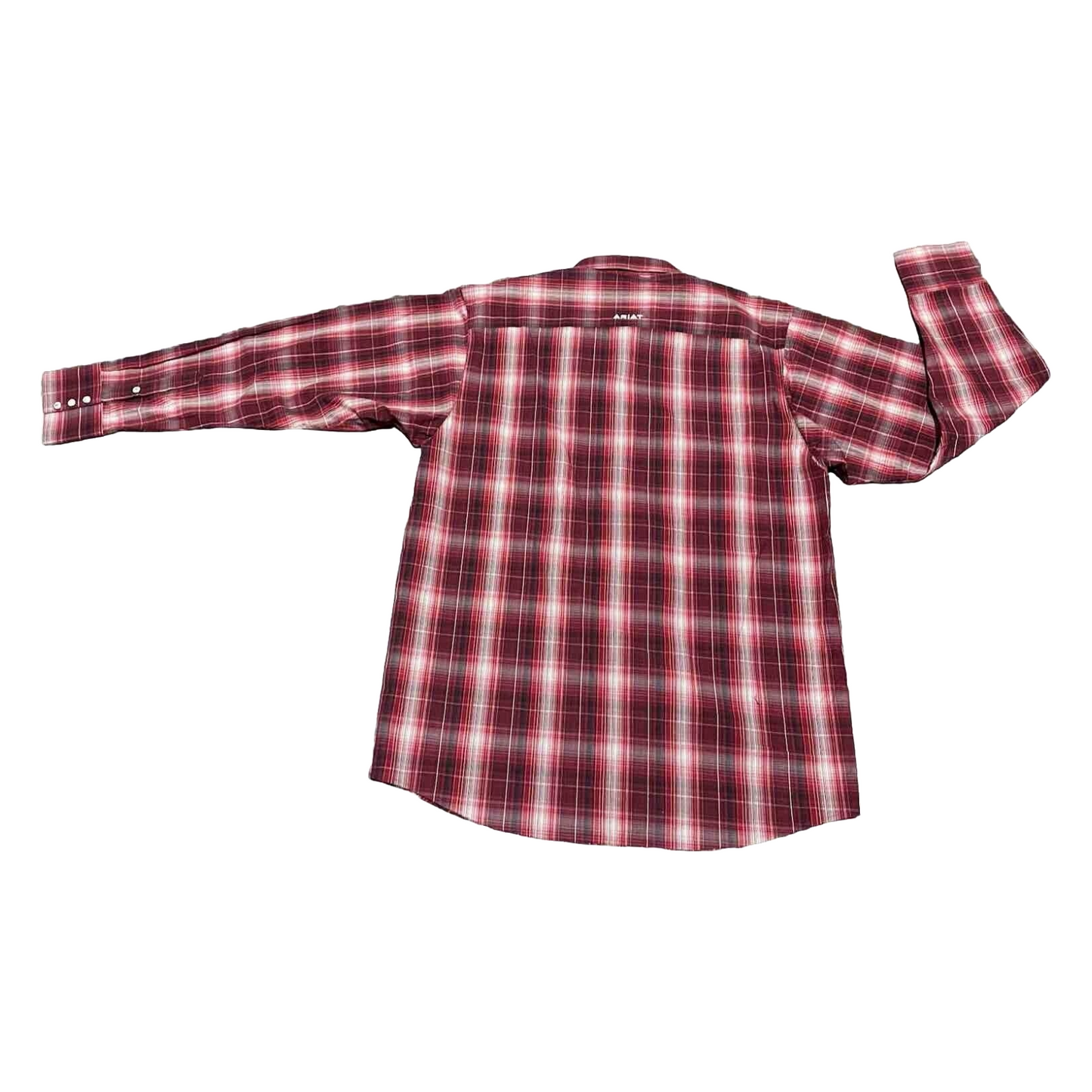 Ariat Men's Pro Series Wagner Classic Fit Rio Red Snap Button Shirt 10042282