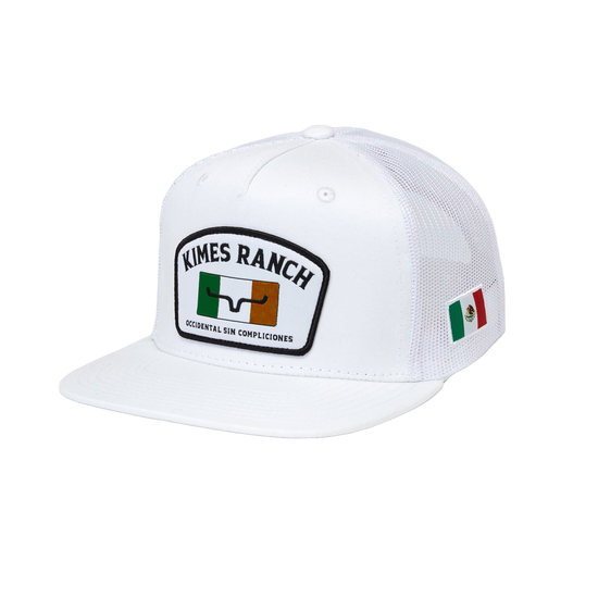 Kimes Ranch Bandera Mexican Flag White Hat UHA0000025-WHT