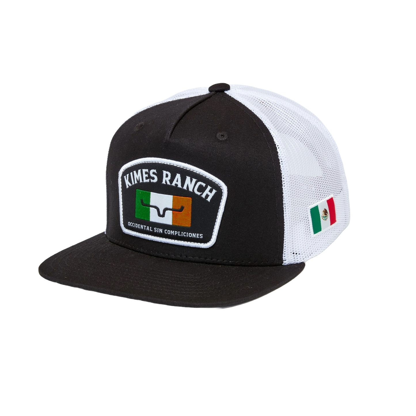 Kimes Ranch Bandera Mexican Flag Black Hat UHA0000025-BLK