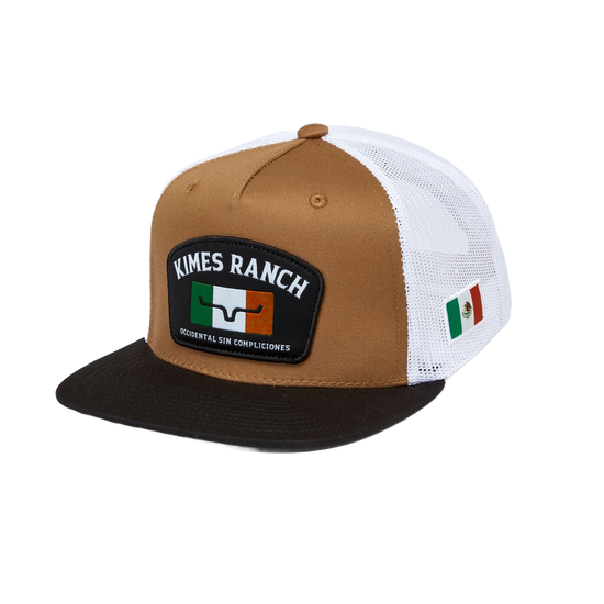 Kimes Ranch Bandera Mexican Flag Brown Hat UHA0000025-BRN