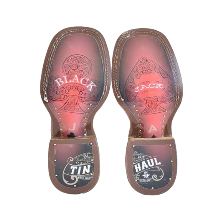 Tin Haul Men's Blackjack Graphic Brown Western Boot 14-020-0077-0500