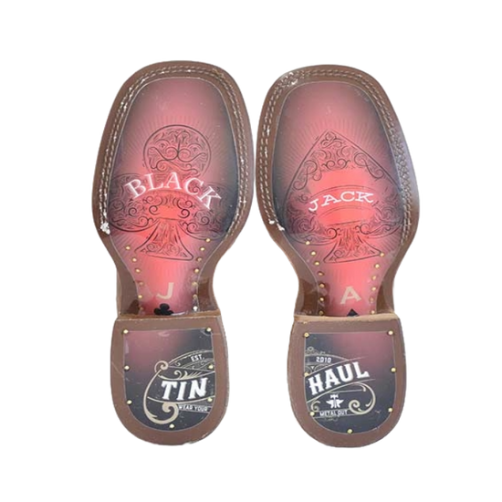 Tin Haul Men's Blackjack Graphic Brown Western Boot 14-020-0077-0500