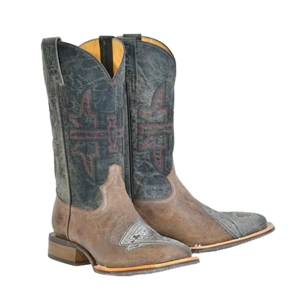 Tin Haul Men's Blackjack Graphic Brown Western Boot 14-020-0077-0500