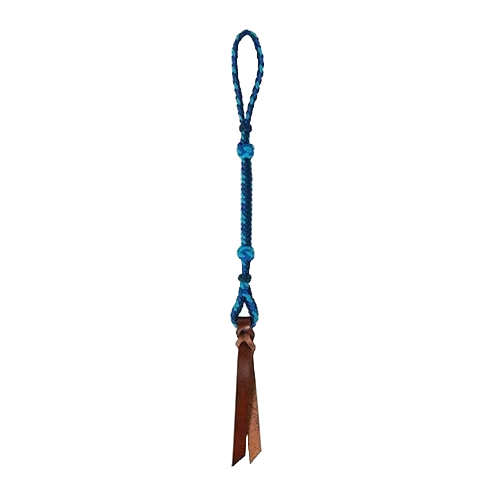 Weaver Braided Quirt 29" Navy/Blue/Turquoise