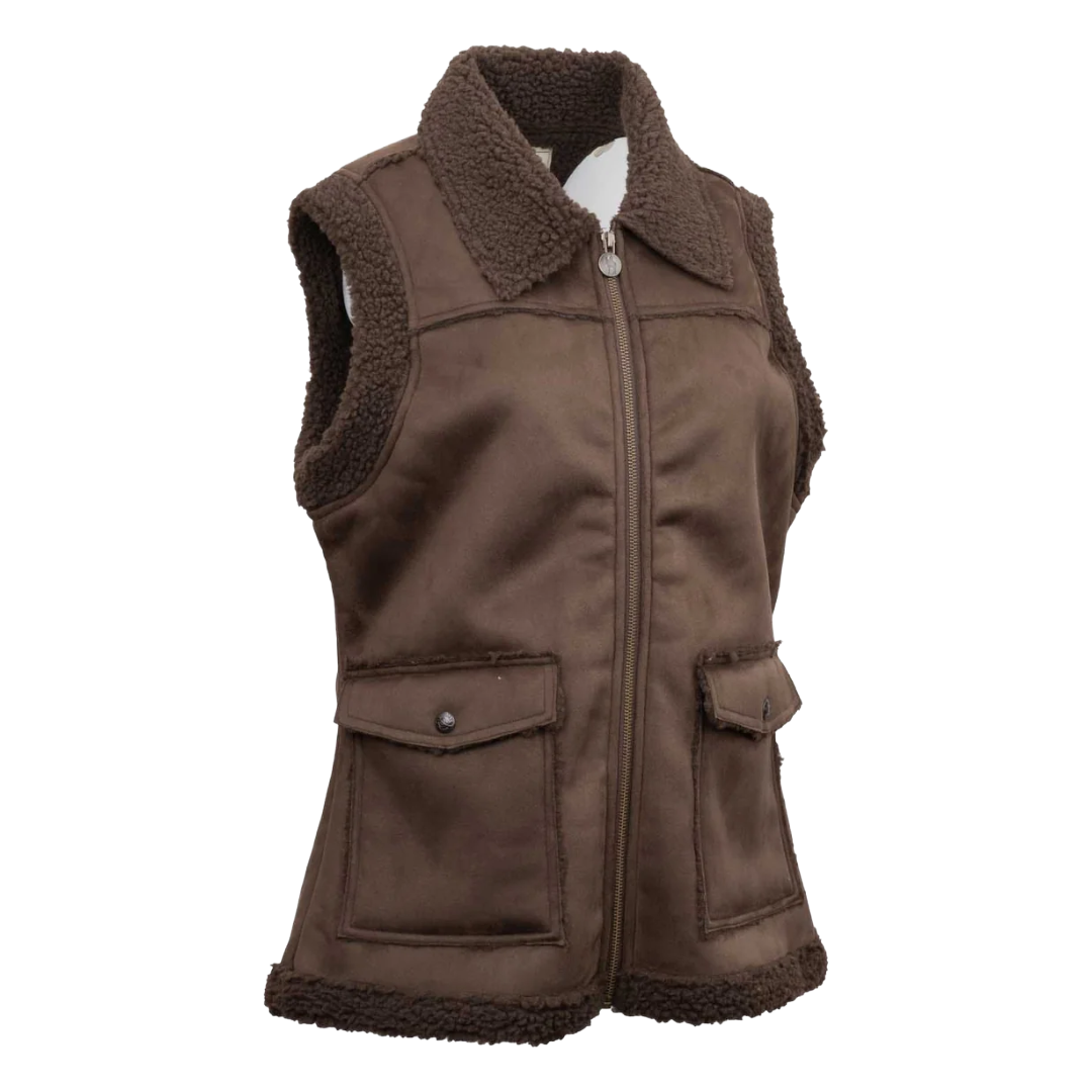 Outback Trading Co. Chocolate Brown Kimberly Vest 29876-CHO