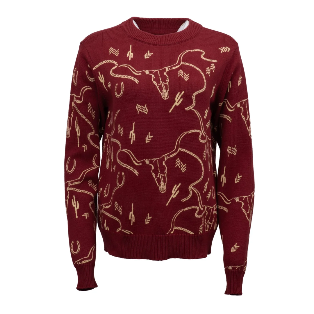Outback Trading Co. Wine Ainsley Sweater 40318-WNE