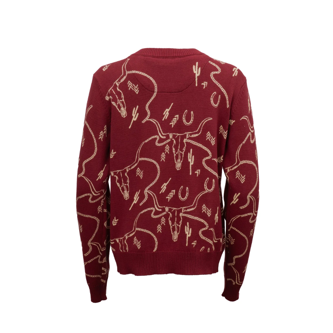 Outback Trading Co. Wine Ainsley Sweater 40318-WNE