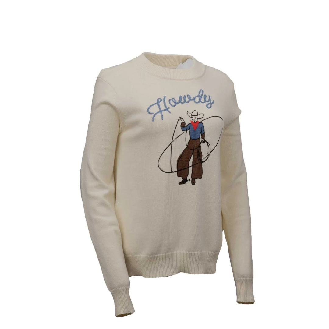 Outback Trading Co. Cream Howdy Sweater 40350-CRM
