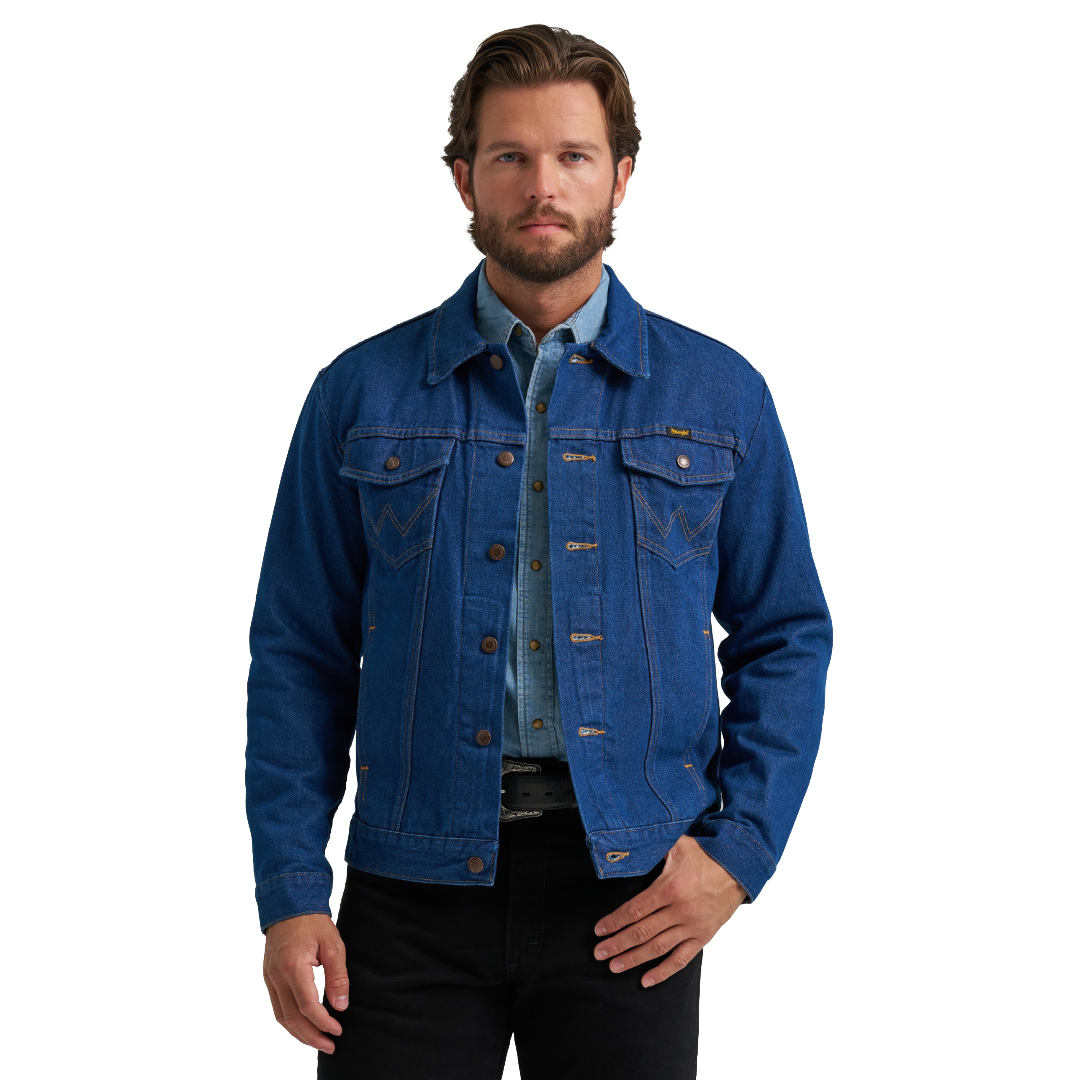 Wrangler Men's Cowboy Cut Unlined Prewashed Denim Jacket 1074145PW