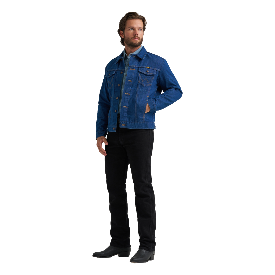 Wrangler Men's Cowboy Cut Unlined Prewashed Denim Jacket 1074145PW