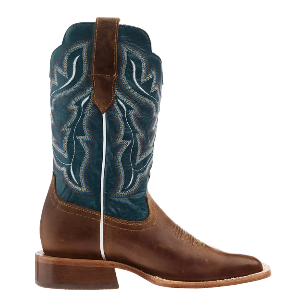RW Ranch Ladies Sundial Brown Goat Leather 11" Western Boot WRL0009-2