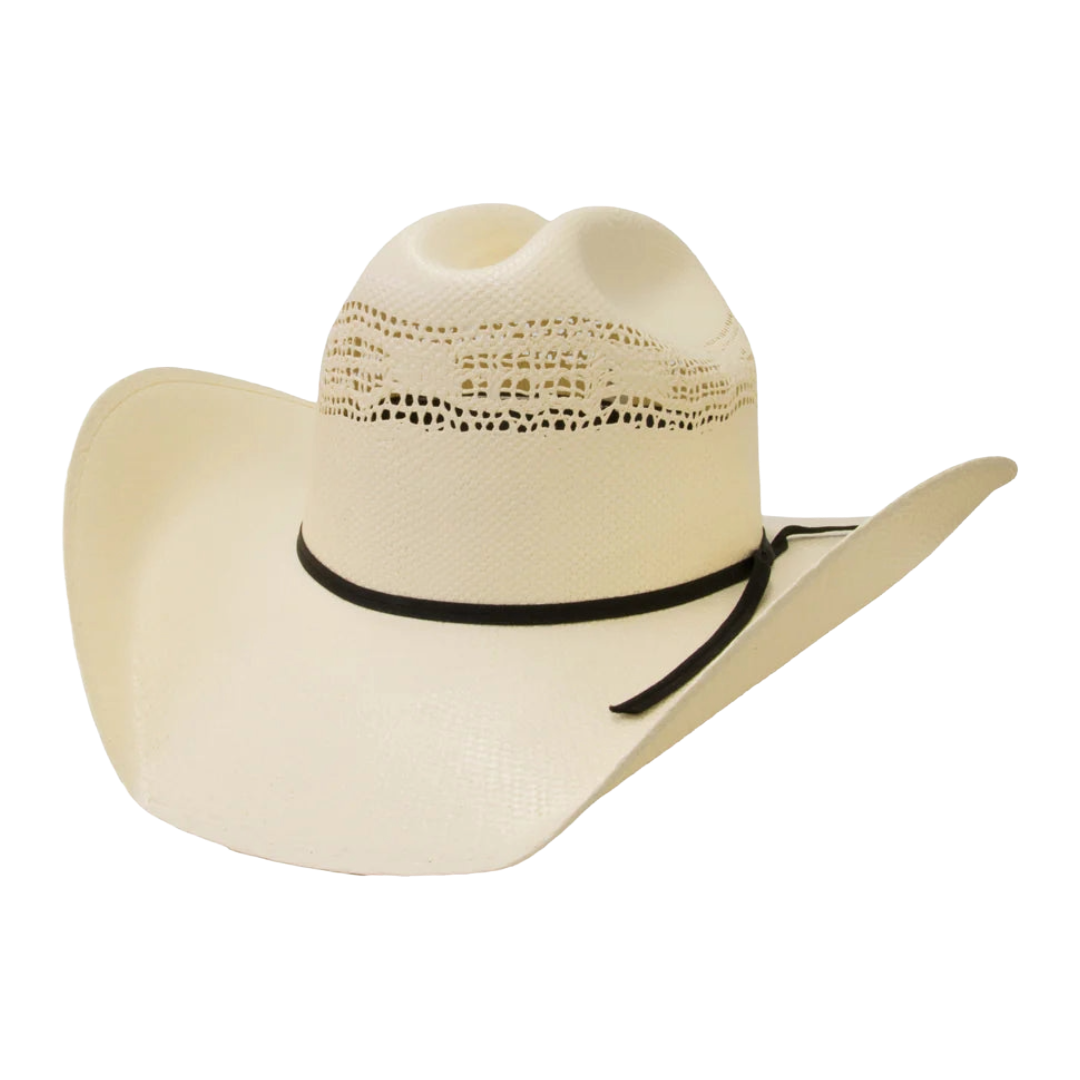 Justin 20X Cutter Black Straw Western Hat JS1056CTTR40-IVORY