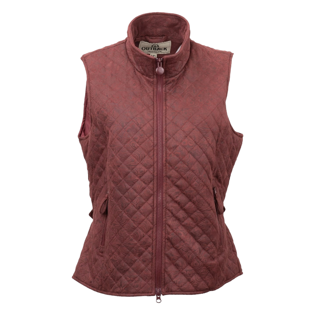 Outback Trading Co. Rust Wilona Vest 29640-RST