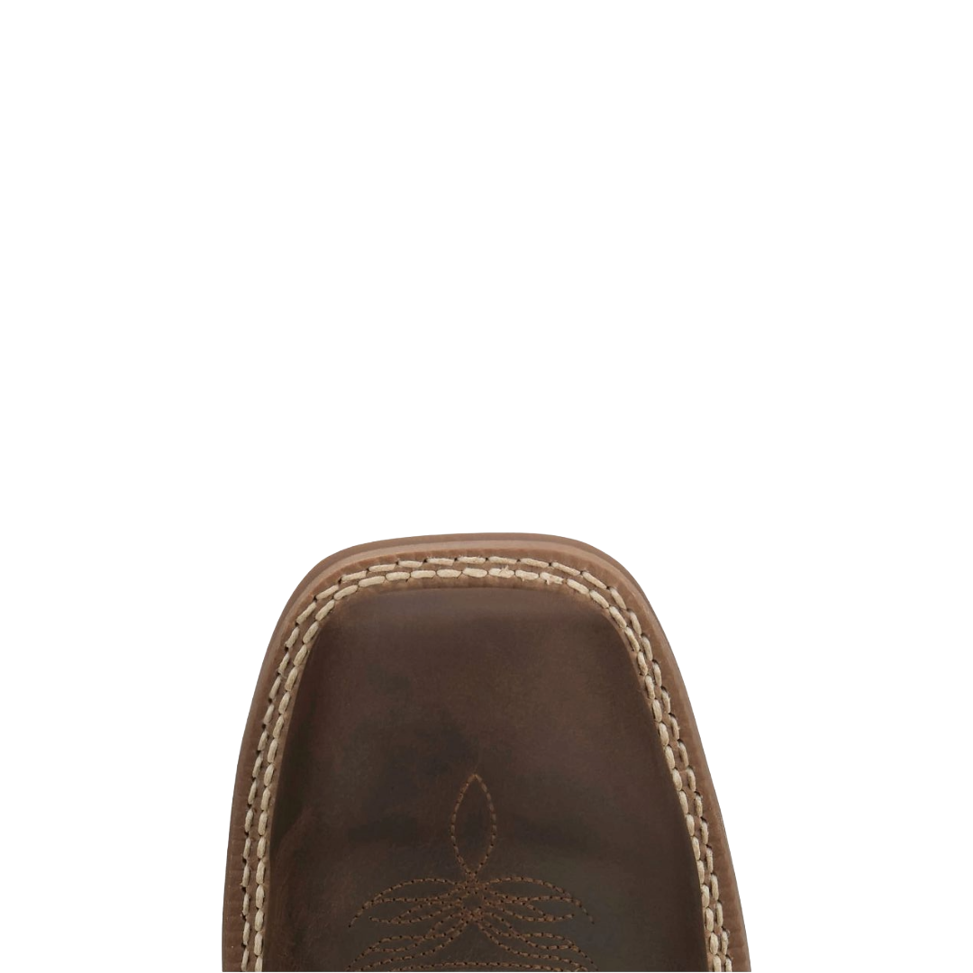 Justin Ladies Little Sugar Fern Brown 11" Wide Square Toe Western Boot FN4225