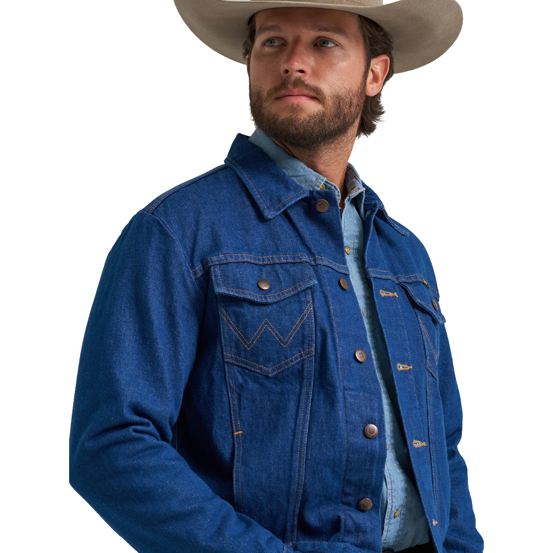 Wrangler Men's Cowboy Cut Unlined Prewashed Denim Jacket 1074145PW