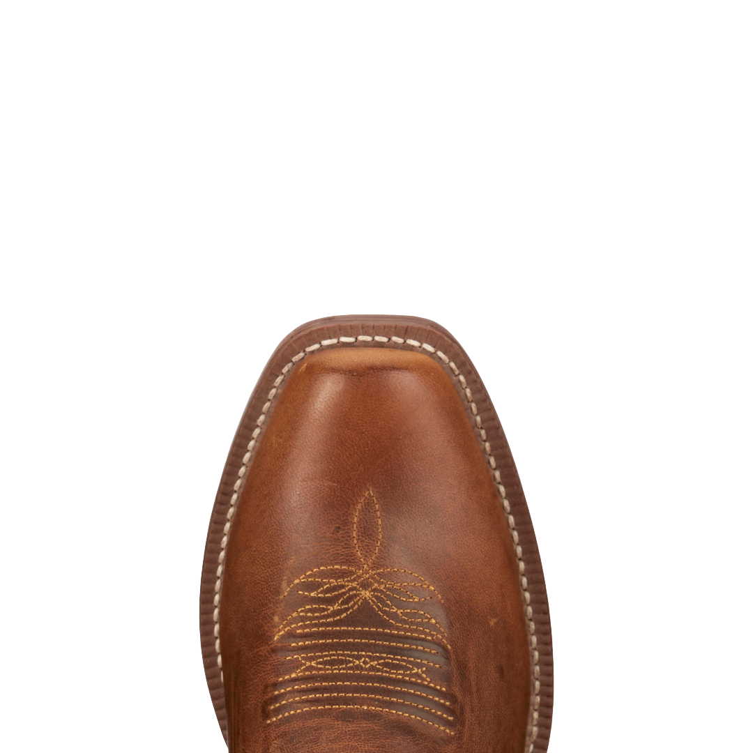 Justin Men's Show Off Oily Tan Medium Square Toe Boot FN7251