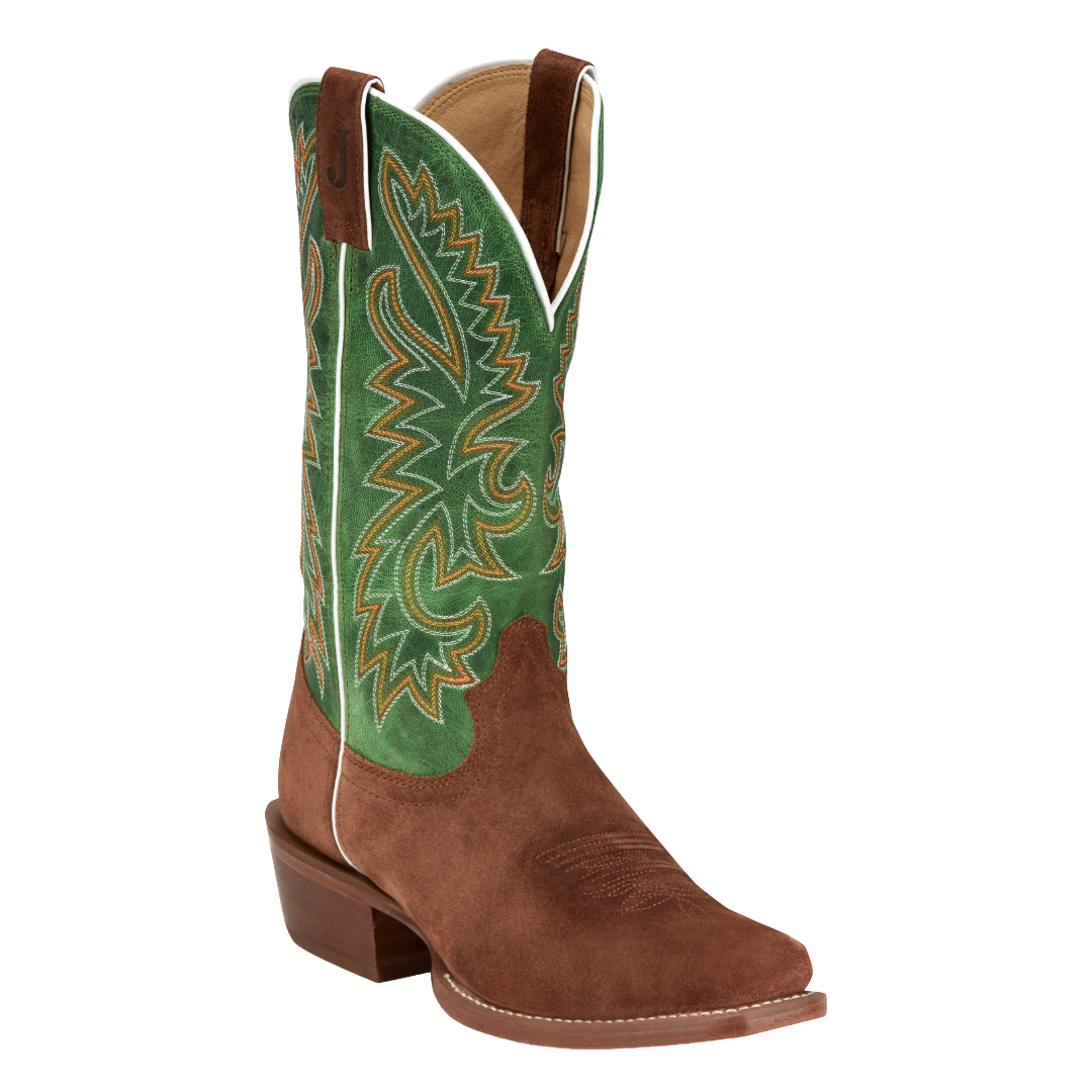 Justin Men's Show Off Sedona Tan Leather 13" Square Toe Western Boot FN7254