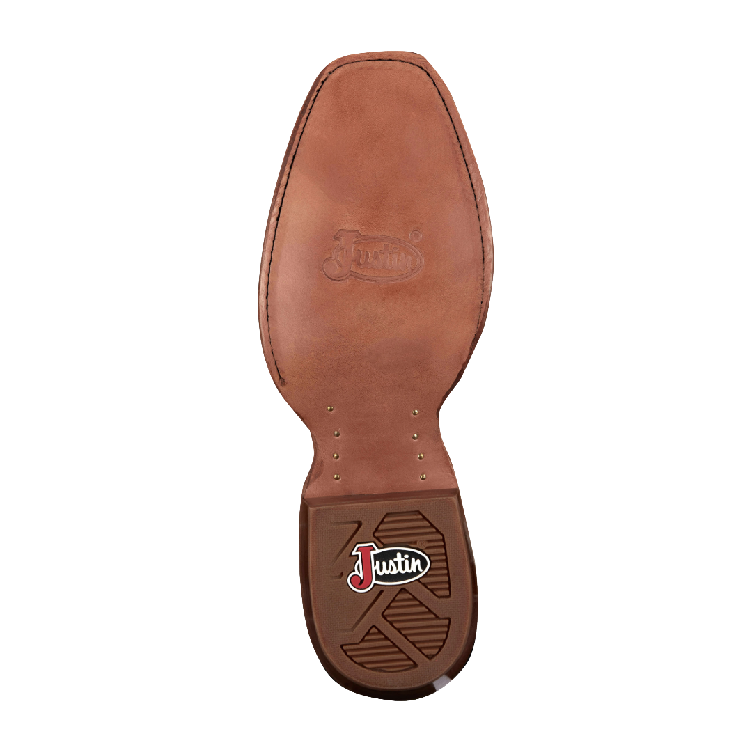 Justin Men's Show Off Sedona Tan Leather 13" Square Toe Western Boot FN7254