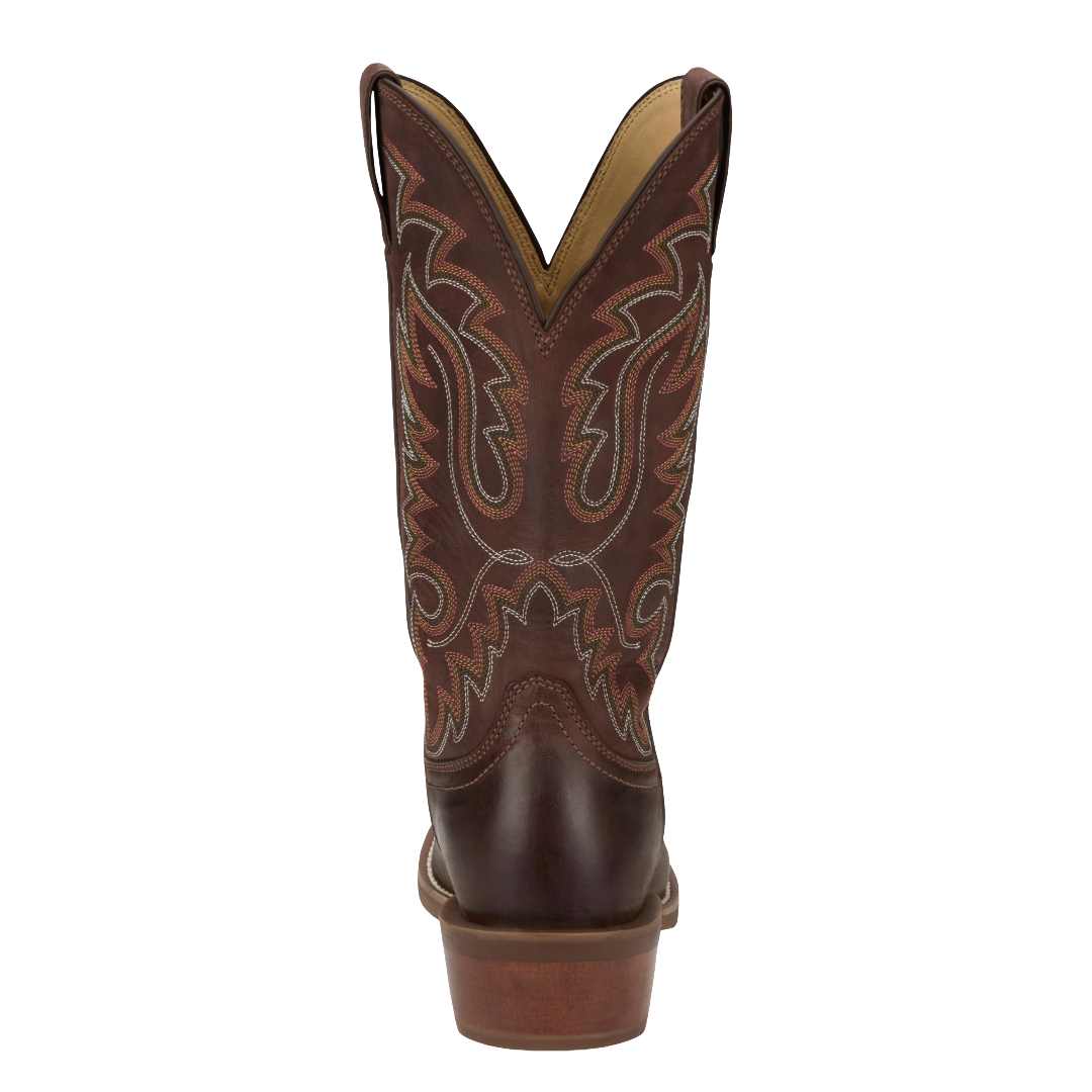 Justin Men's Cowboy Town Bay Brown Goat Leather 13" Western Boot FN7255