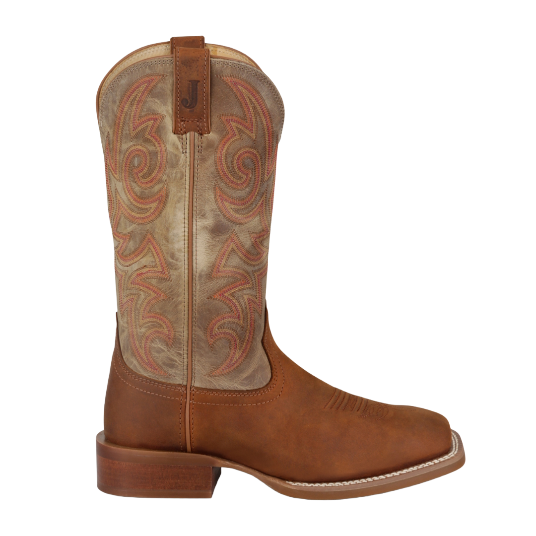 Justin Men's May Day Brown Wide Square Toe Boot FN7260