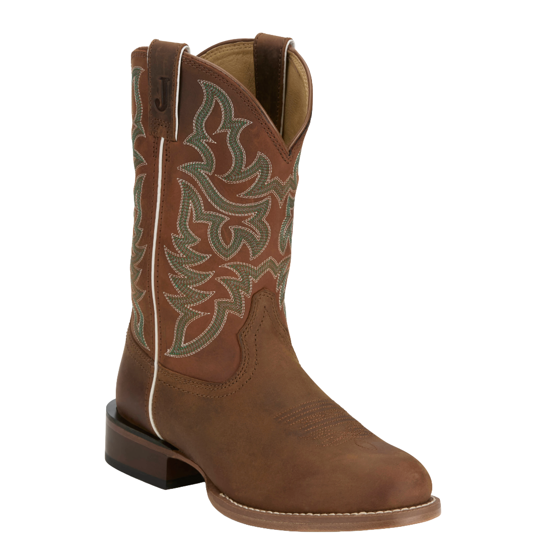 Justin Men's Disco Man Sunset 11" Wide Round Toe Western Boot FN7303