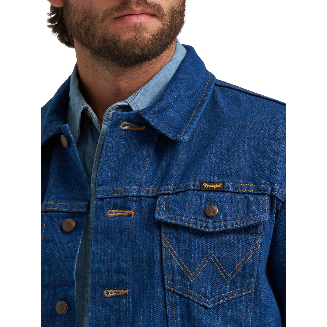 Wrangler Men's Cowboy Cut Unlined Prewashed Denim Jacket 1074145PW