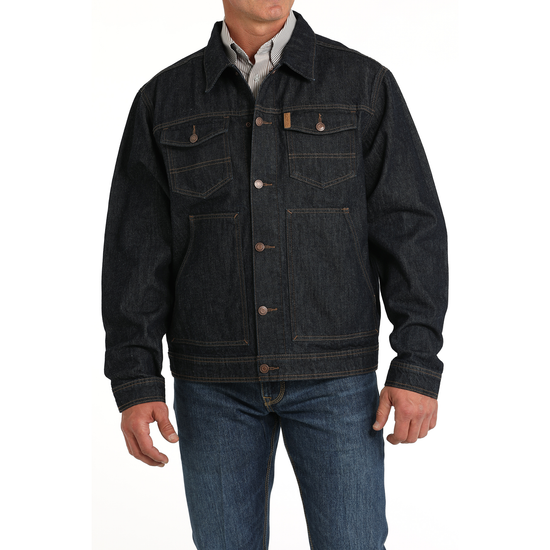 Cinch Men's Indigo Wash Button Down Denim Jacket MWJ1905001