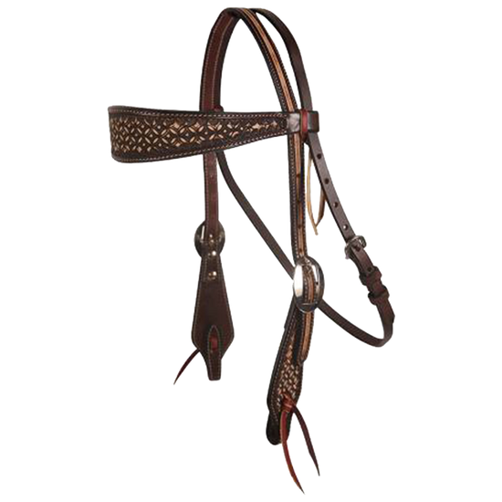 Load image into Gallery viewer, Professional&amp;#39;s Choice Chocolate Confection Browband Headstall
