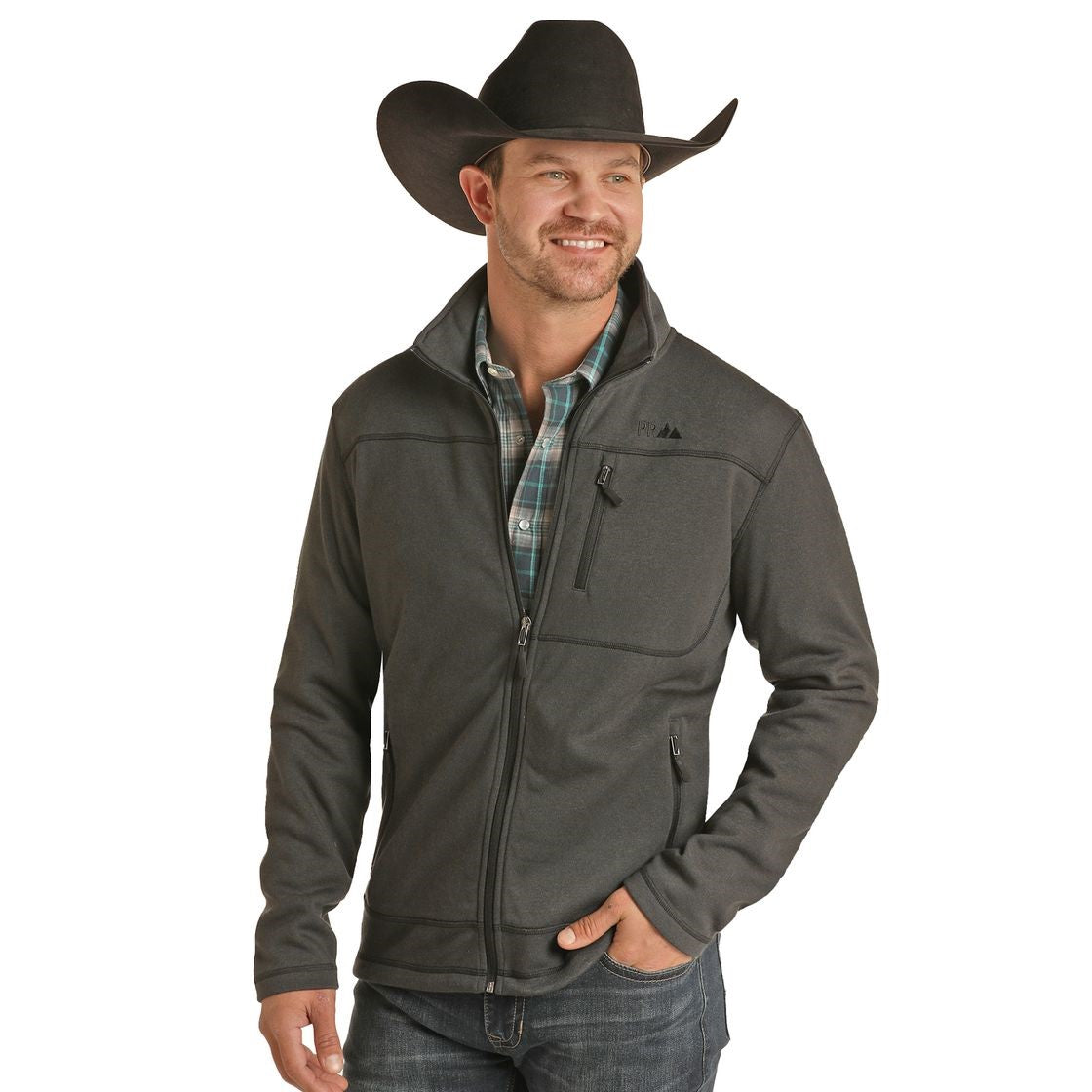 Powder River Outfitters® Men's Knit Indigo Jacket PRMO92RZYD-41