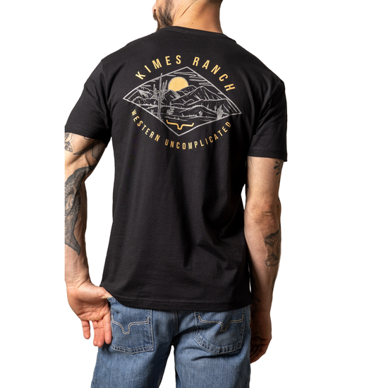 Kimes Ranch Men's Desert Diamond Black T-Shirt MSH0000126-BK001