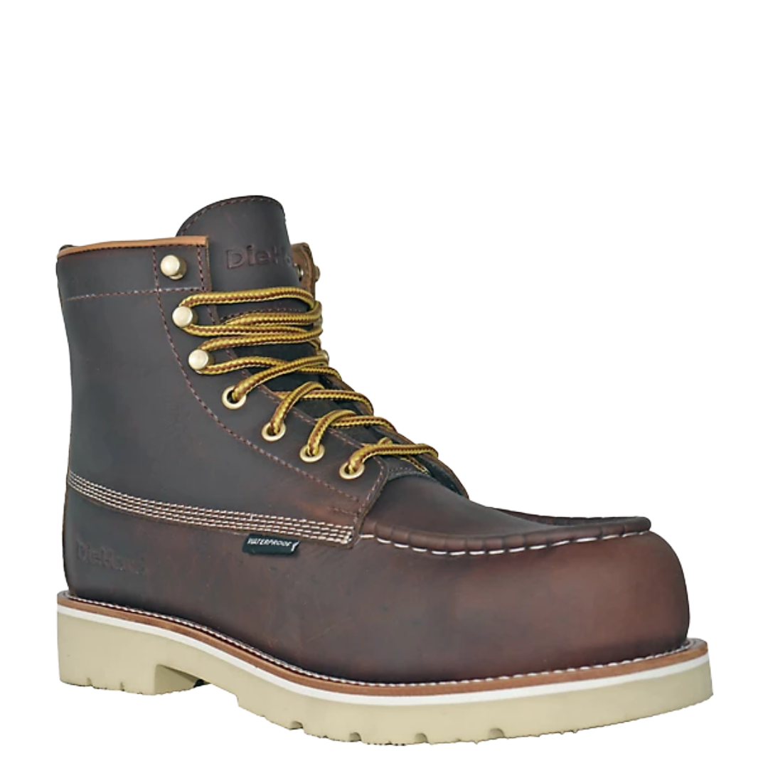 DieHard Men's Raptor 6" Legacy Brown Cherry Leather Composite Toe Work Boot DH61245