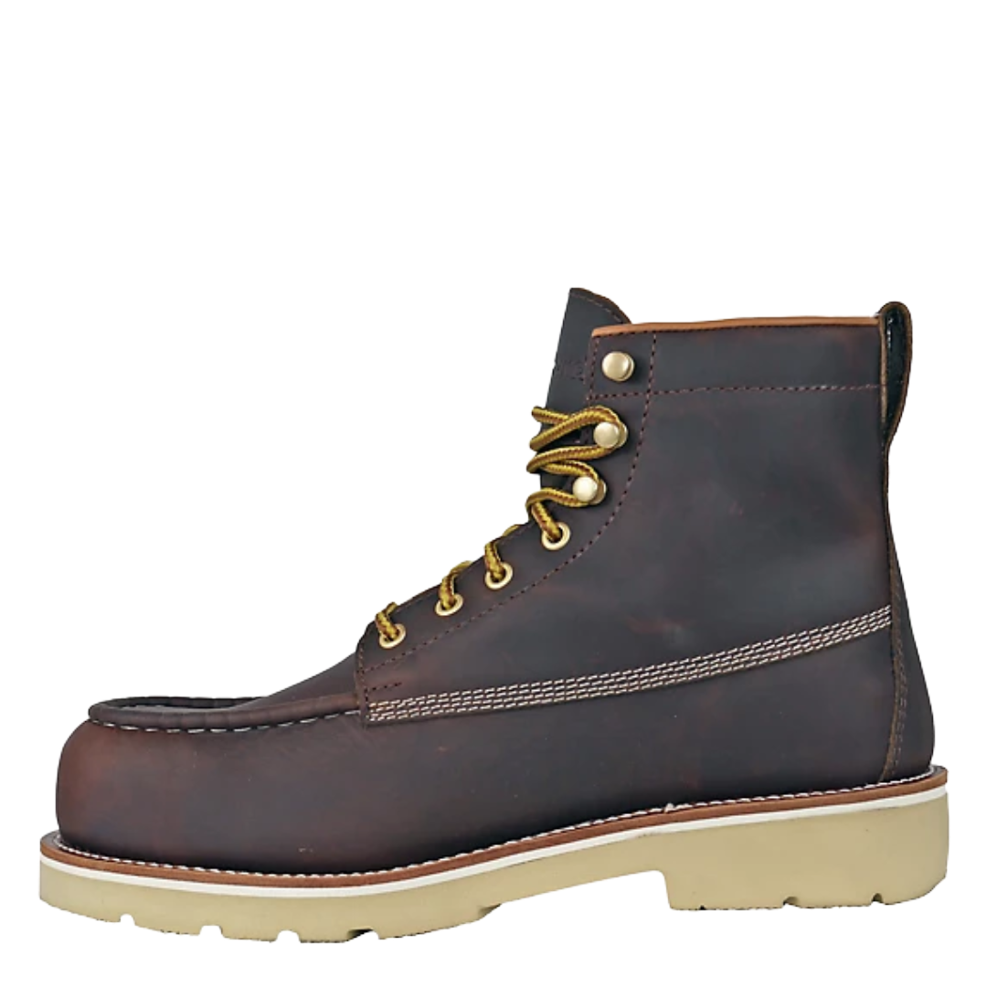 DieHard Men's Raptor 6" Legacy Brown Cherry Leather Composite Toe Work Boot DH61245