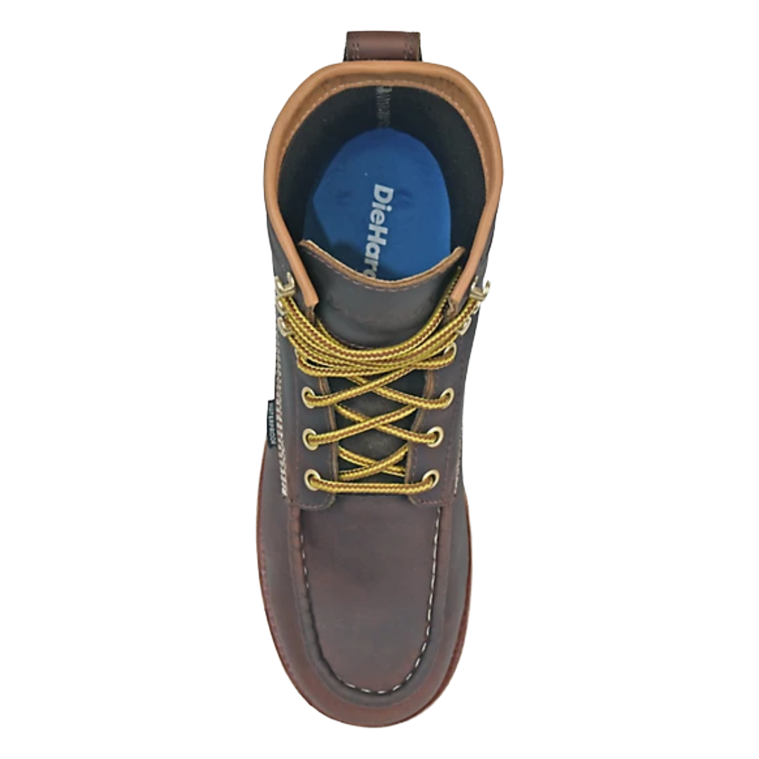 DieHard Men's Raptor 6" Legacy Brown Cherry Leather Soft Toe Work Boot DH61246