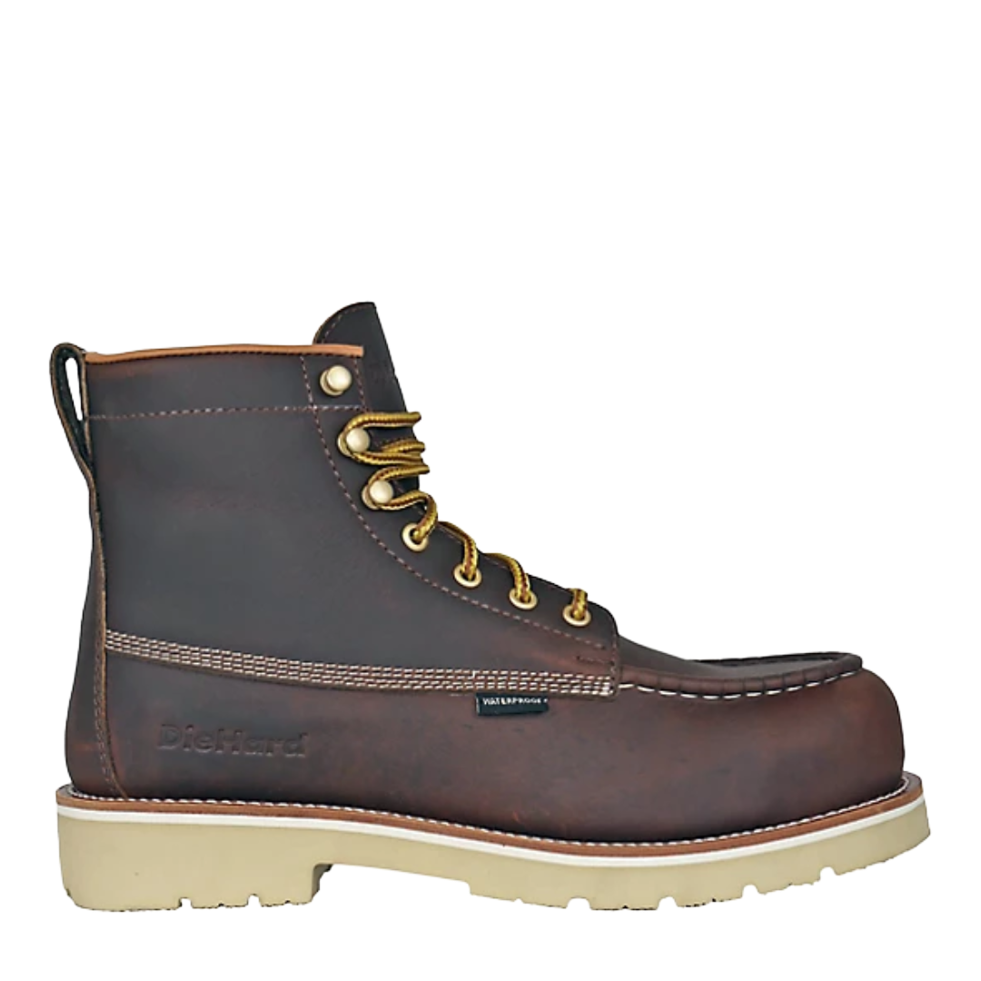 DieHard Men's Raptor 6" Legacy Brown Cherry Leather Soft Toe Work Boot DH61246
