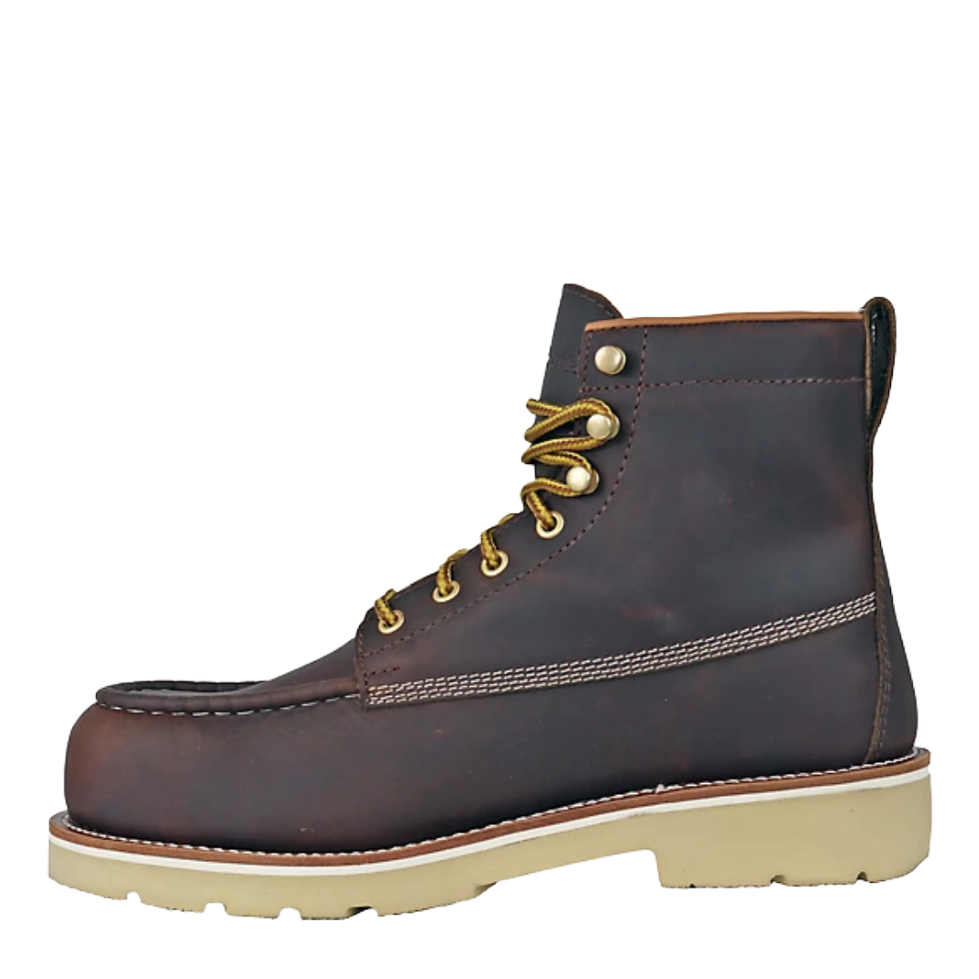 DieHard Men's Raptor 6" Legacy Brown Cherry Leather Soft Toe Work Boot DH61246