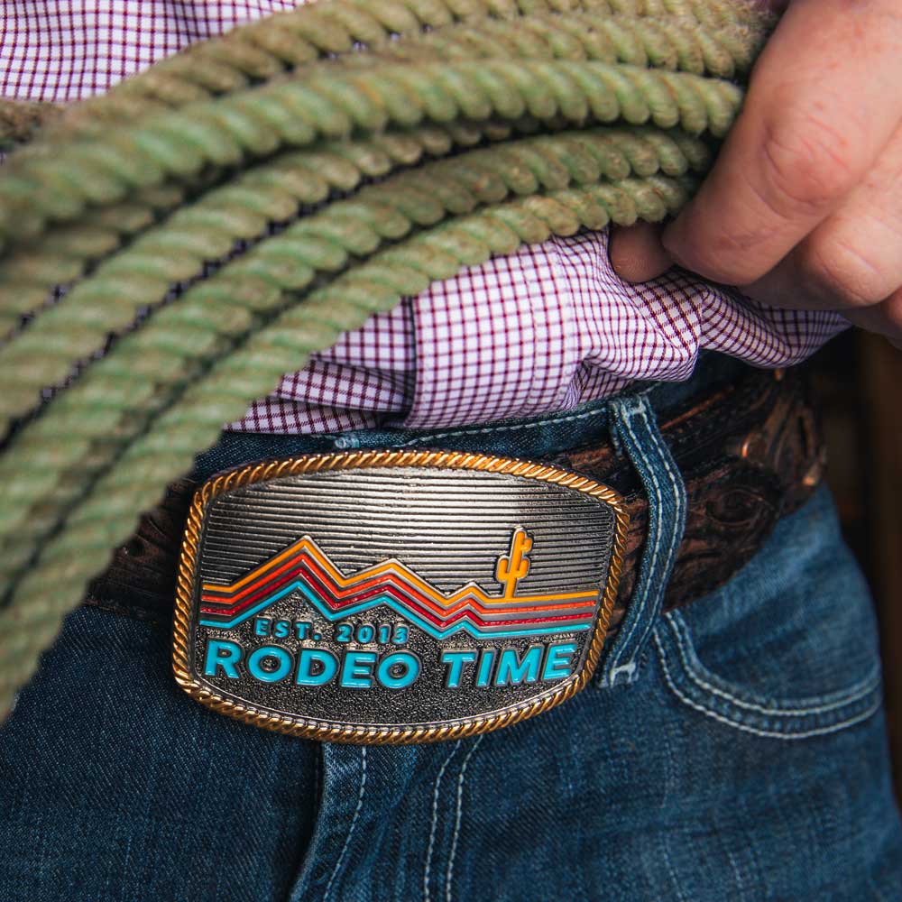 Montana Silversmiths Retro Rodeo Time Attitude Buckle A1042DB