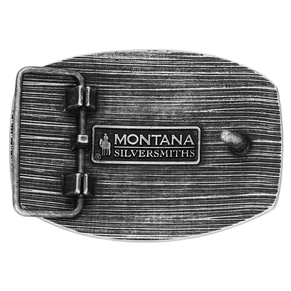 Montana Silversmiths Dale Brisby Texas Homestead Belt Buckle A1043DB