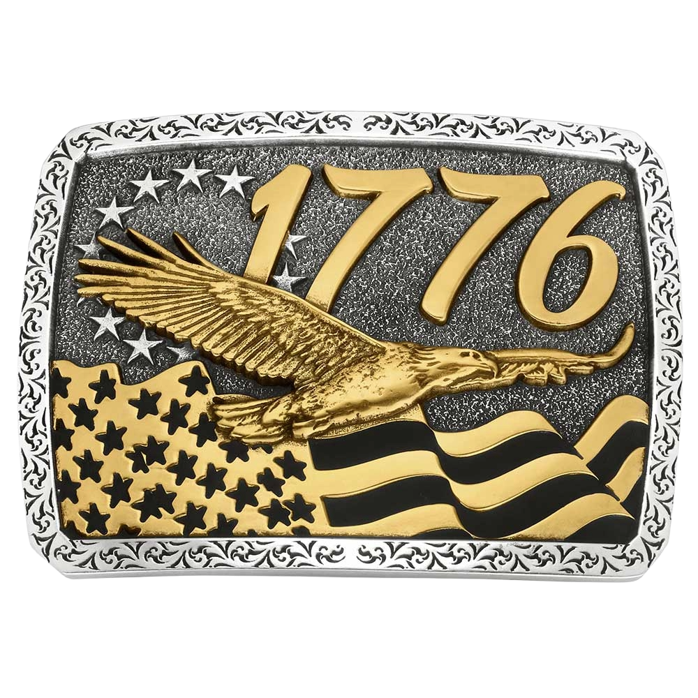 Montana Silversmiths Independent Since 1776 Belt Buckle A1062P