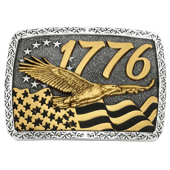 Montana Silversmiths Independent Since 1776 Belt Buckle A1062P