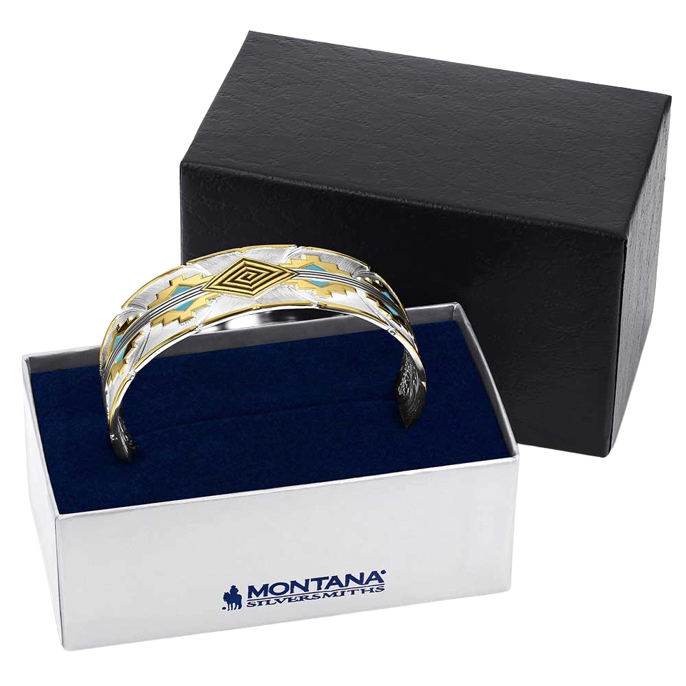 Montana Silversmiths Painted Sky Cuff Bracelet BC6154