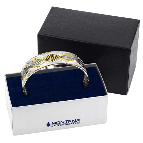 Montana Silversmiths Painted Sky Cuff Bracelet BC6154