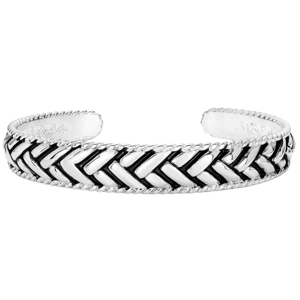 Montana Silversmiths Midnight Weave Cuff Bracelet BC6284