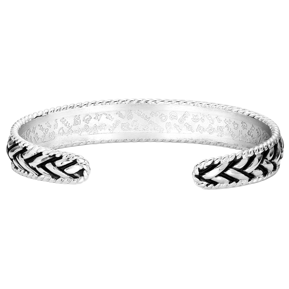 Montana Silversmiths Midnight Weave Cuff Bracelet BC6284