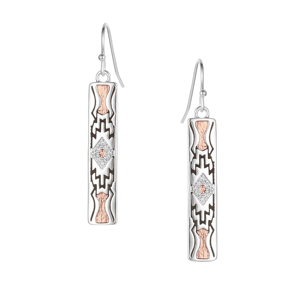 Montana Silversmiths Golden Horizon Bar Earrings ER6306