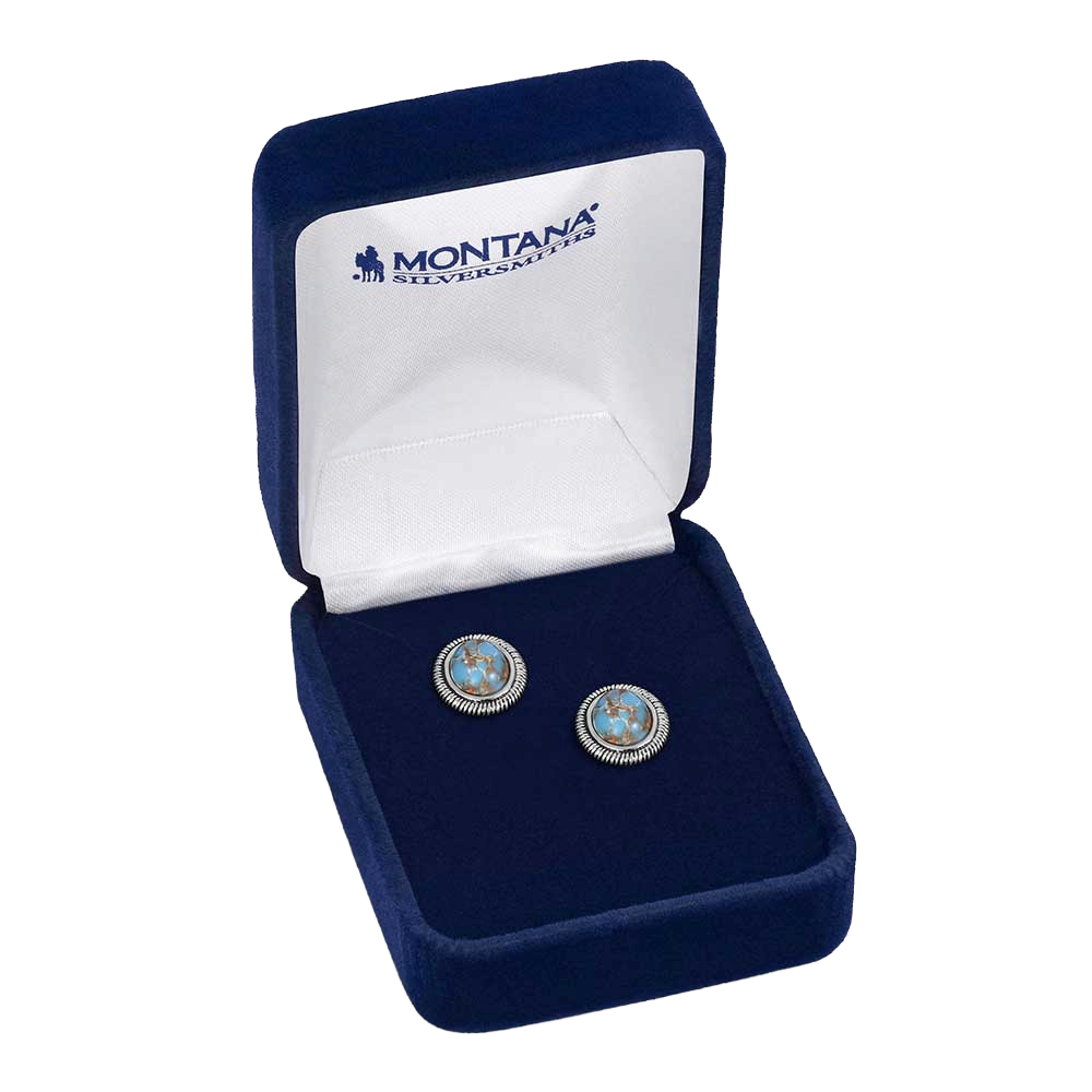 Montana Silversmiths Silver Denim Nights Earrings ER6316